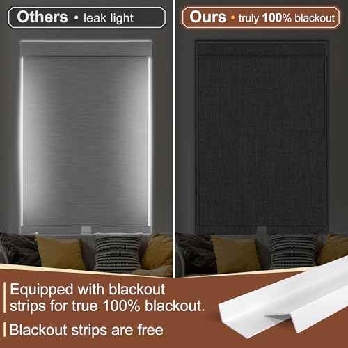 Cordless Dual Roller Shades.Dark Grey Linen & White.42 W x 36" H