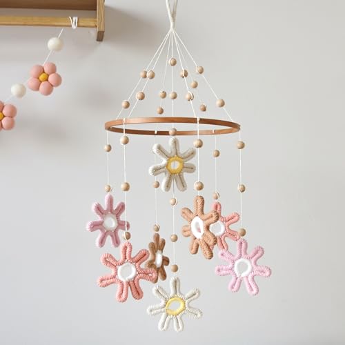 Woven Daisy Mobile for Crib