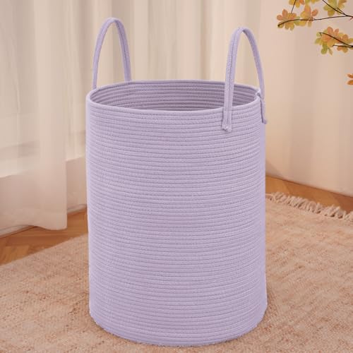 100L Cotton Rope Laundry Basket Hamper