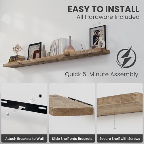72 inch Floating Shelves for Wall