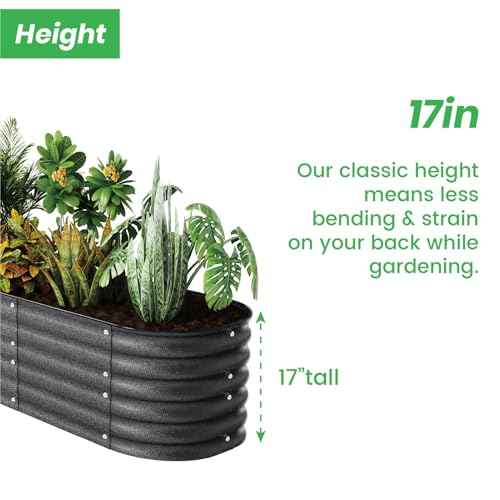 8x2 Galvanized Raised Garden Bed