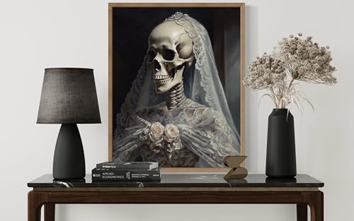 Skull Gown Poster Art Print