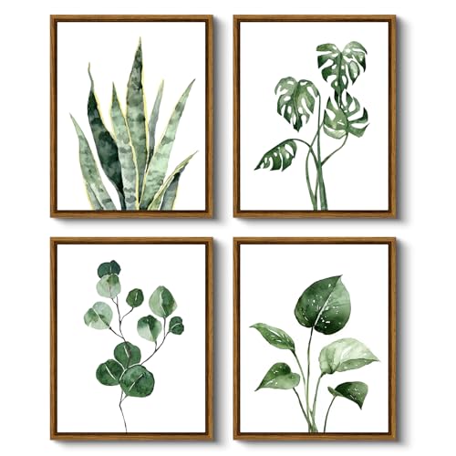 Framed Wall Art Decor for Living Room (4 Count)