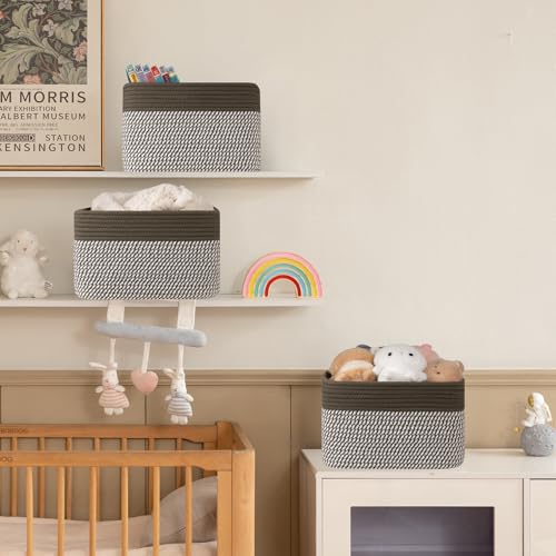 4 Pack Storage Baskets for Organizing (4 Count)