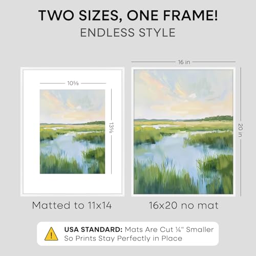 16x20 White Picture Frame (2 Count)