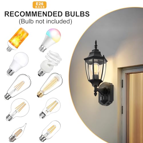 Motion Sensor Outdoor Wall Lights