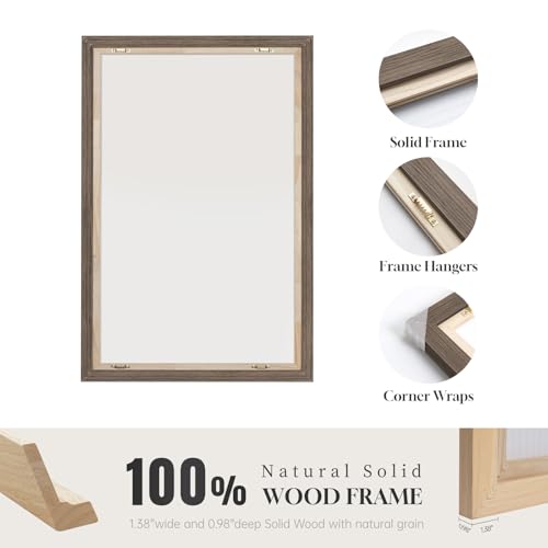 Large Framed Neutral Abstract Wall Art (3 Count)