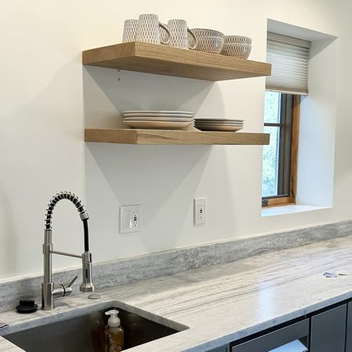 30 inch Wooden Floating Shelves for Wall