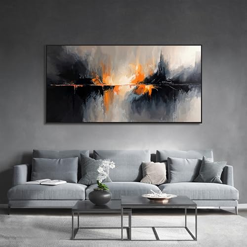Large Modern Wall Art Decor Abstract Canvas Art Bedroom Decorations 29"X58"