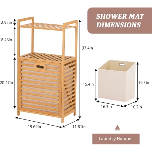 Tilt Out Laundry Hamper with 2 Tier