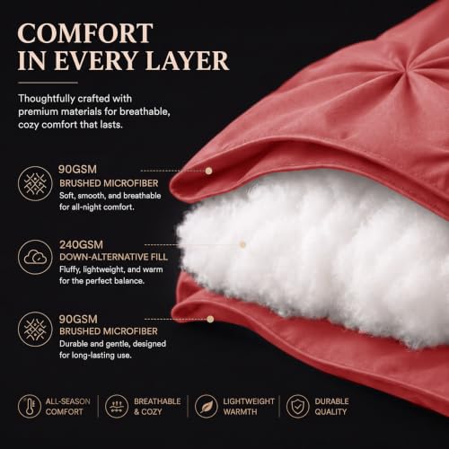 King Size Comforter Set Coral