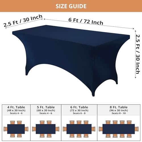 Spandex Table Cloth 1 Pack [6FT