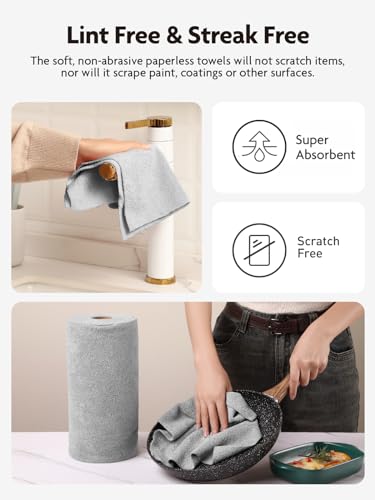 Microfiber Cleaning Cloth Roll (90 Count)