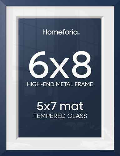 6x8 Blue Picture Frame