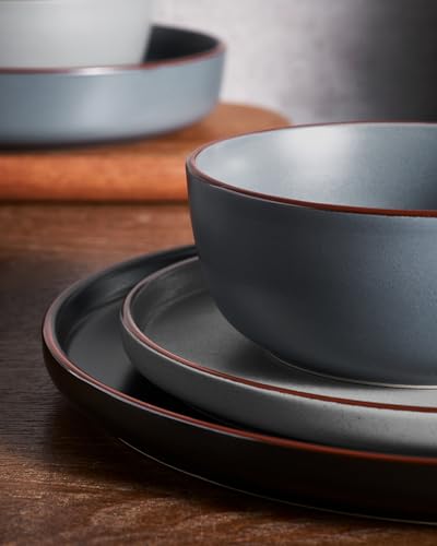 Mercury 24 Piece Stoneware Dinnerware Set