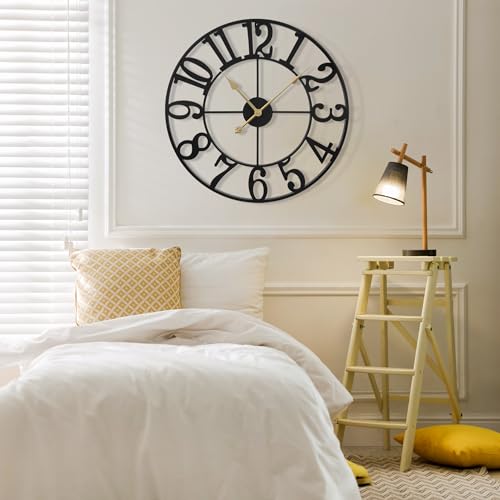 Large Wall Clock for Living Room Decor