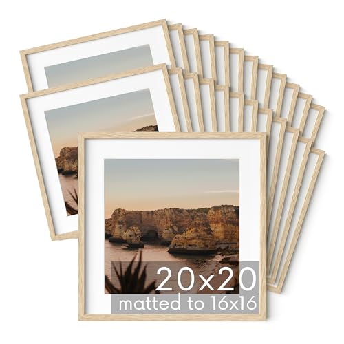 Beige Oak Wood 20x20 Picture Frames