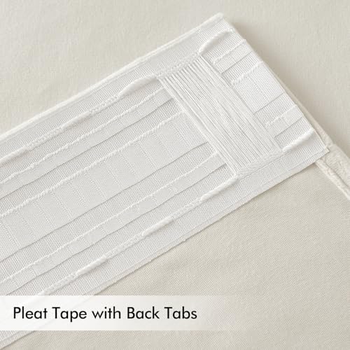 Ivory White Velvet Pinch Pleat Blackout Curtains W52 X L84 Inches