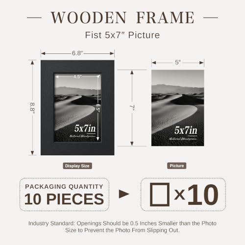 5x7 Picture Frame Set of 10