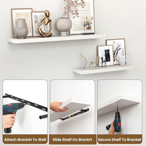 36 Inch Floating Shelves for Wall (2 Count)