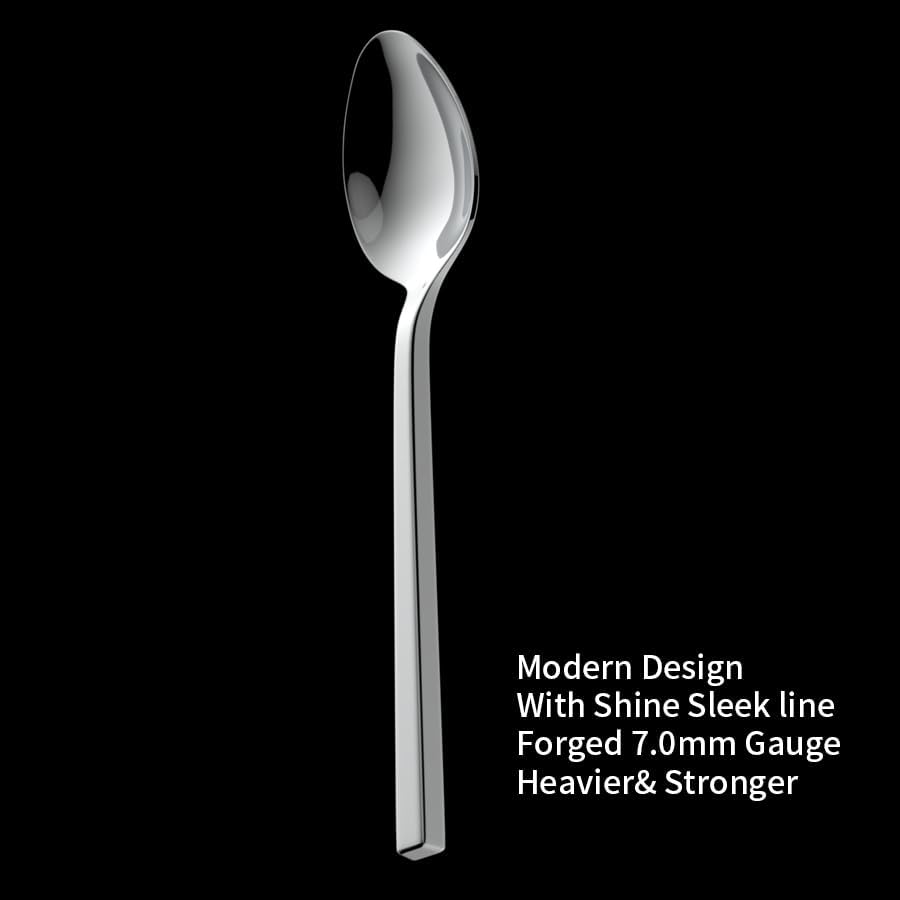 Cube 45 Piece Forged Stainless Steel Flatware Set Cutlery Set (8 Count)