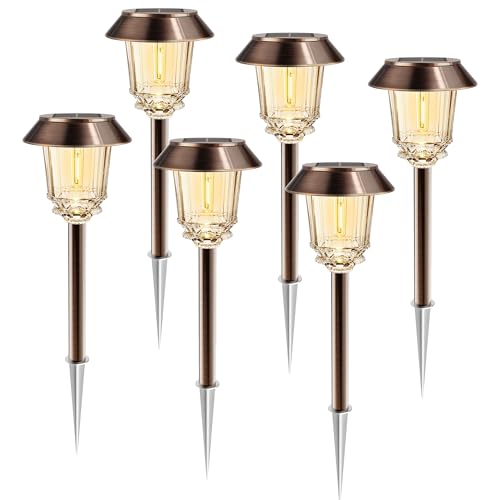 Solar Lights Outdoor Waterproof (6 Count)