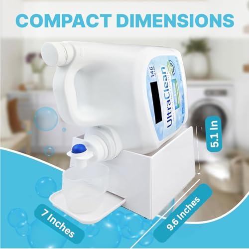 Liquid Laundry Detergent Dispenser Holder with Drip Tray