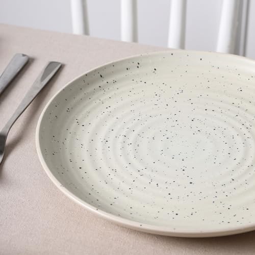 Dua 4 Piece Dinner Plate Set Stoneware (4 Count)