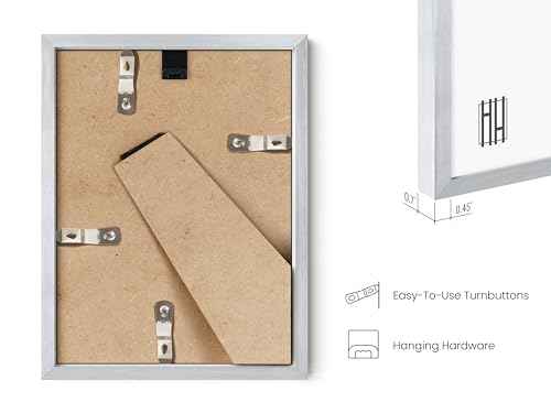 6x8 Silver Metal Picture Frames