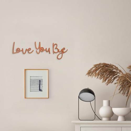 Love You Bye Wooden Wall Sign 31.5 Inch