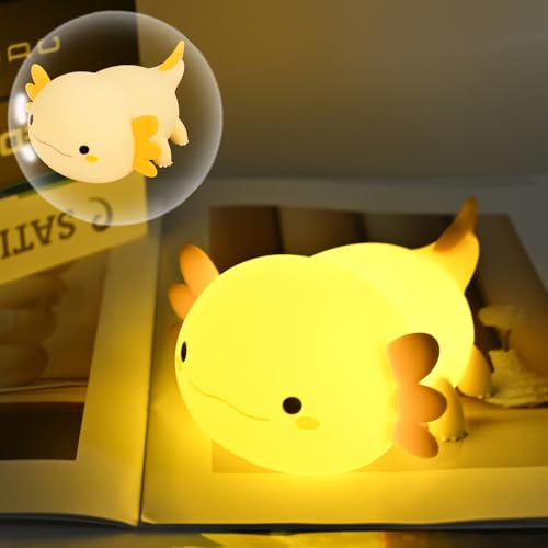 Axolotl Squishy Silicone Night Light