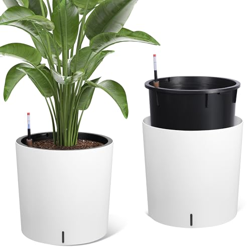 Tall Round Planter Set of 2 (2 Count)