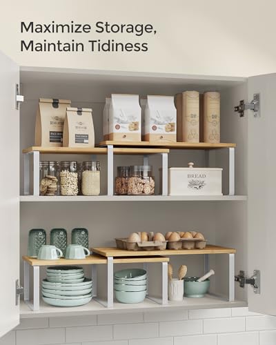 Cabinet Organizer Shelf (4 Count)