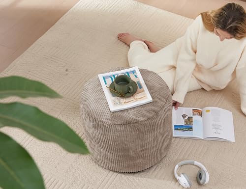 Brown Pouf Ottoman