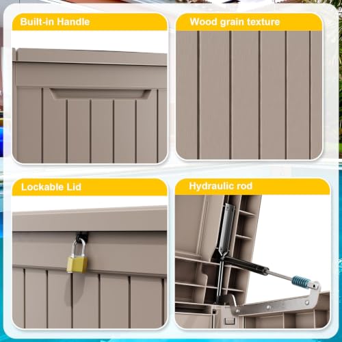 280 Gallon Outdoor Deck Box