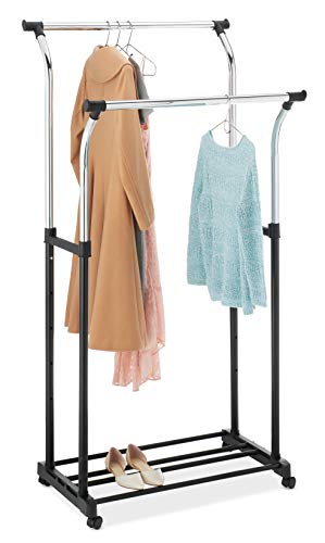 Double Rods Clothes Rack