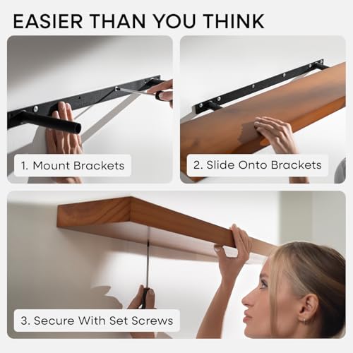 48 Inch Floating Shelves (2 Count)