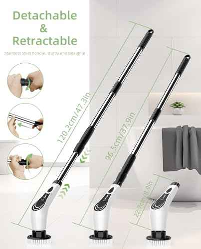 Cordless Electric Spin Scrubber