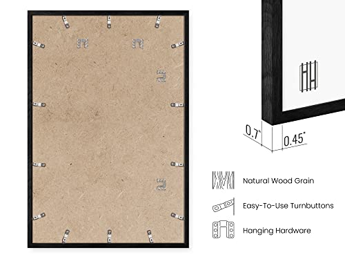 24x36 Black Oak Frame