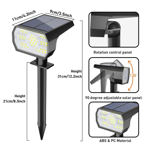 Solar Lights Outdoor Waterproof (4 Count)