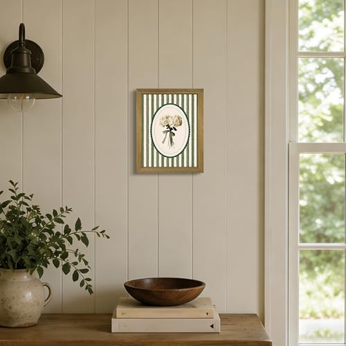 Framed White Hydrangea Canvas Wall Art
