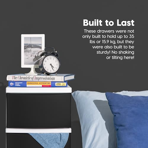 4 Drawer Slim Narrow Storage Organizer
