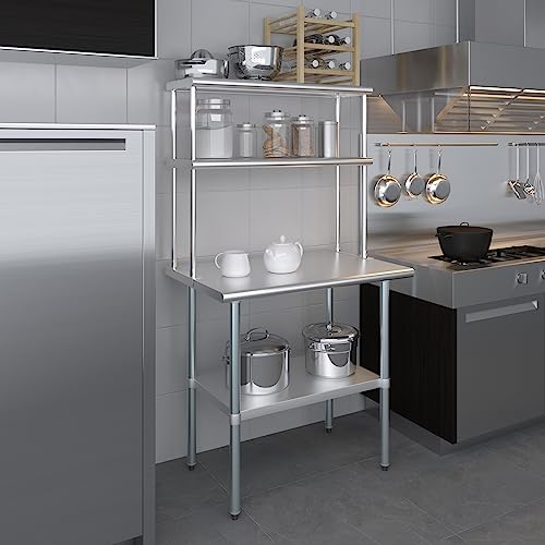 36 Inch Double Tier Overshelf