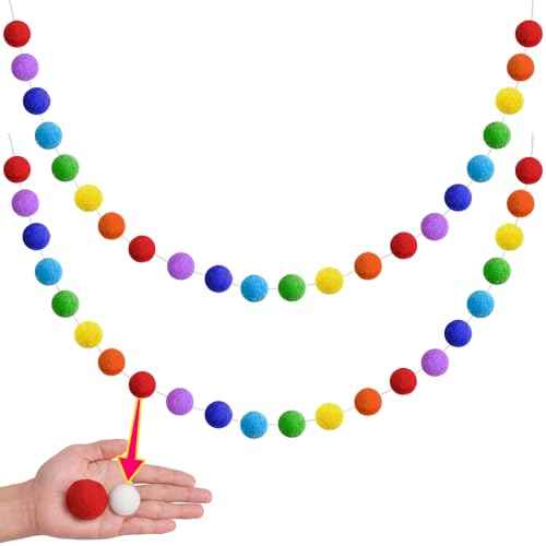 Pom Pom Garland Decorations (2 Count)