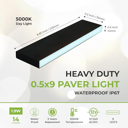 Paver Light Slim 0.5x9 Inch