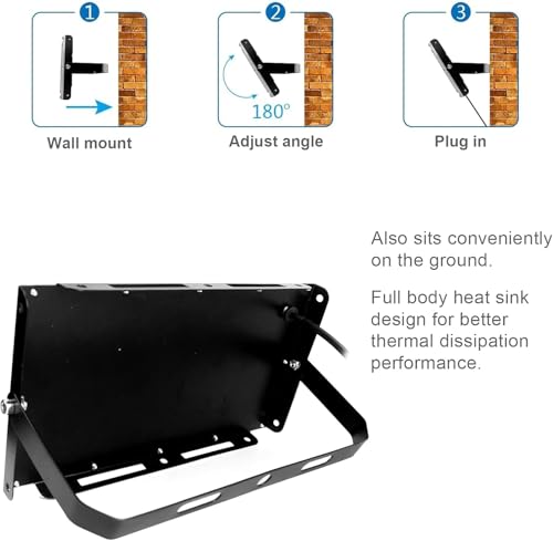 4 Pack 100W UV Black Light (4 Count)