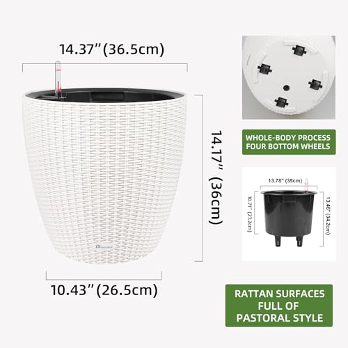 15x14 Self Watering Planter with Wheels
