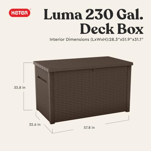 Luma 230 Gallon Deck Box