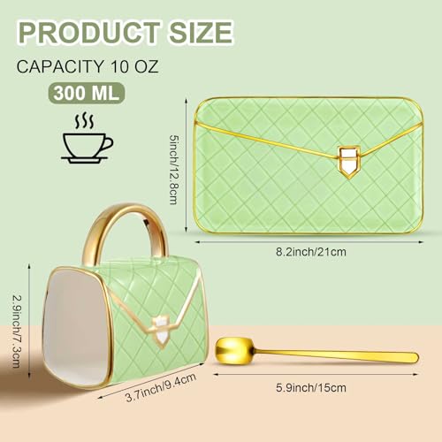 1 Set Coffee Mug Elegant Handbag Shaped Cup