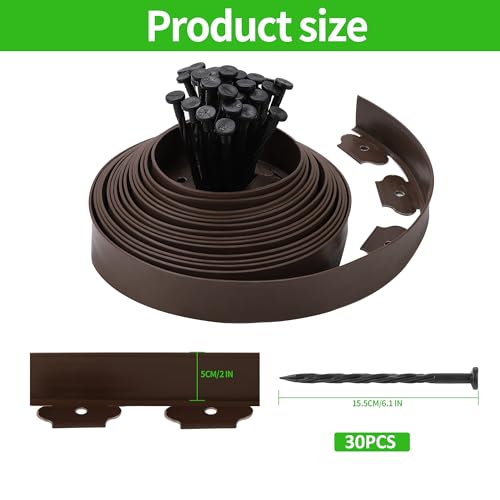 Landscape Edging Kit Flexible Lawn Edging (2 Count)